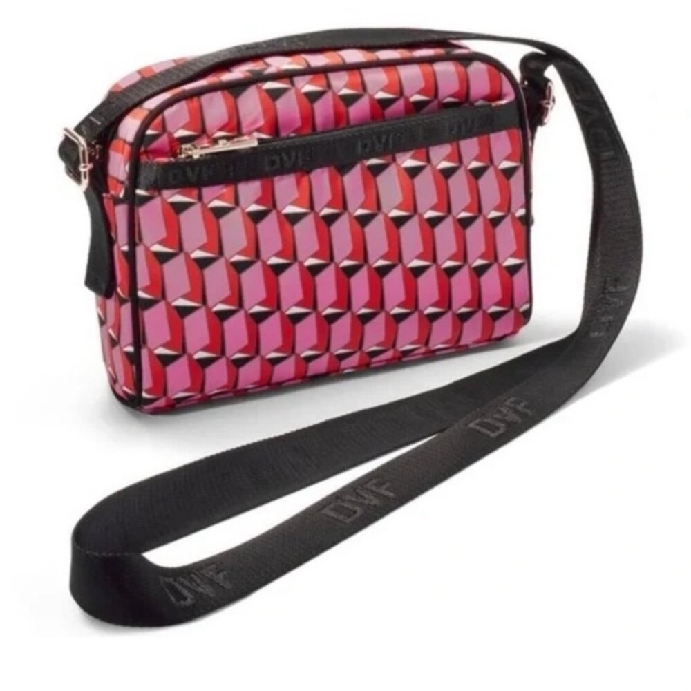 Diane Von Furstenberg Pink Geometric Crossbody Bag DVF for Target